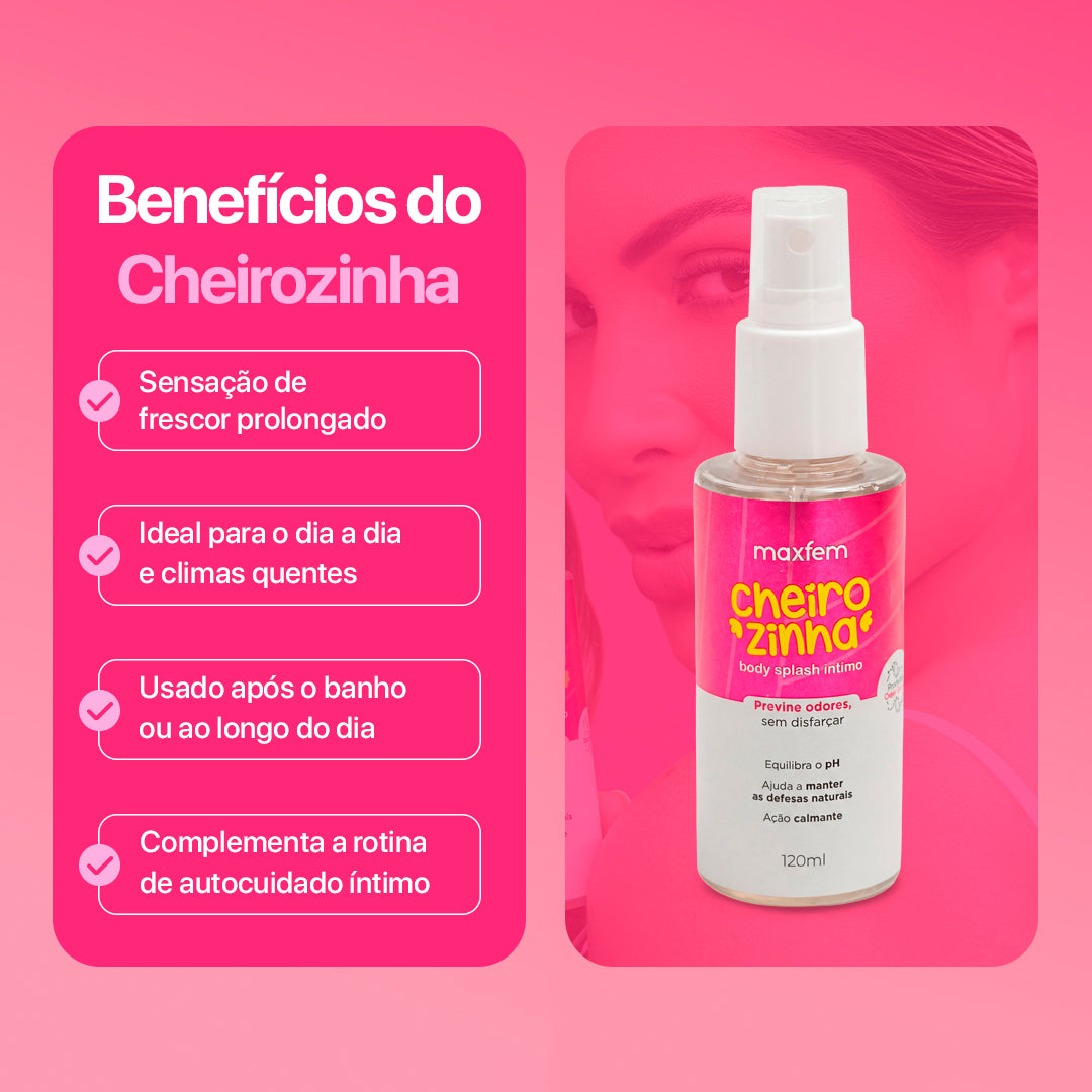 Kit Beleza Íntima (Clareador + Firmador + Cheirosinha)