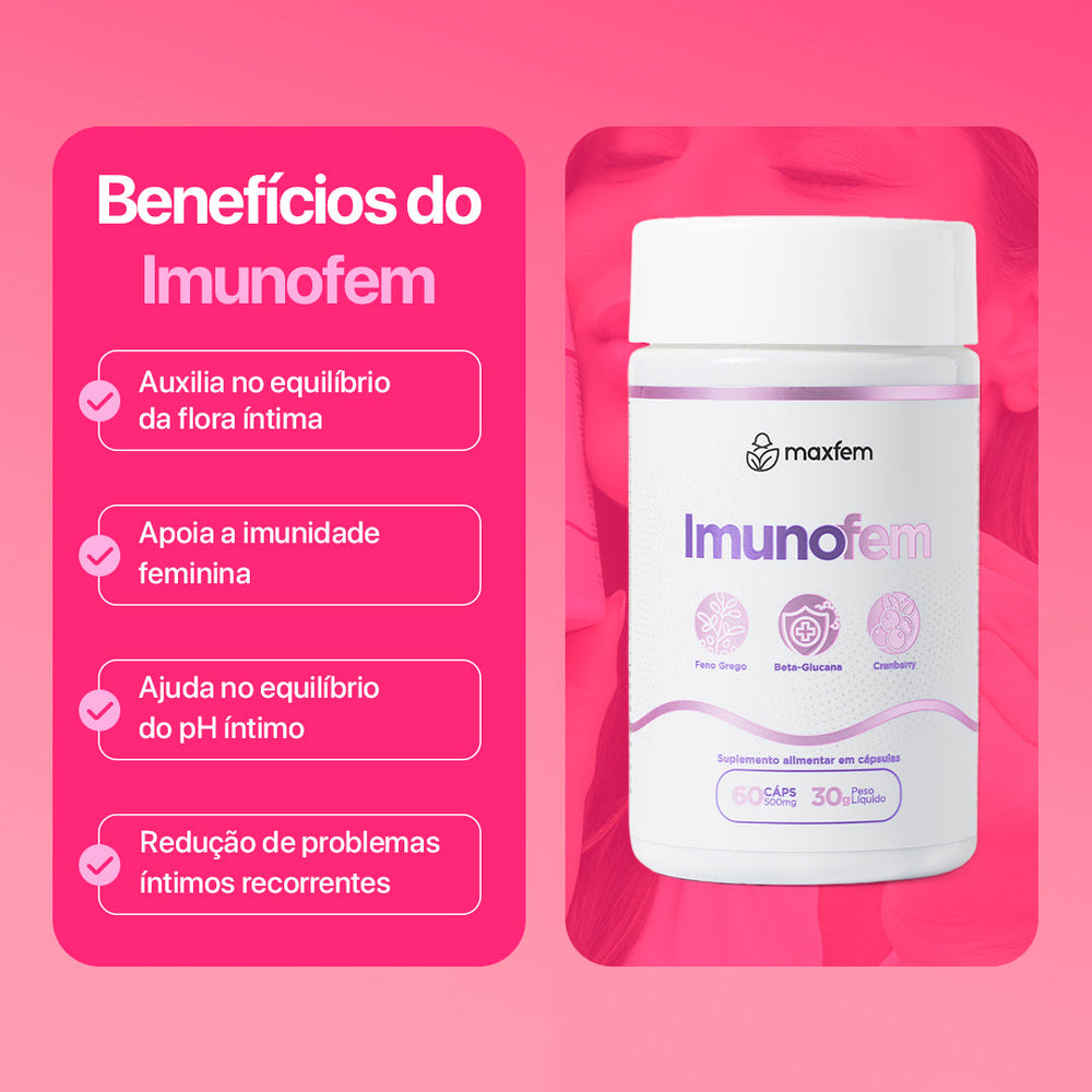 Imunofem – Suplemento para el Bienestar Íntimo Femenino